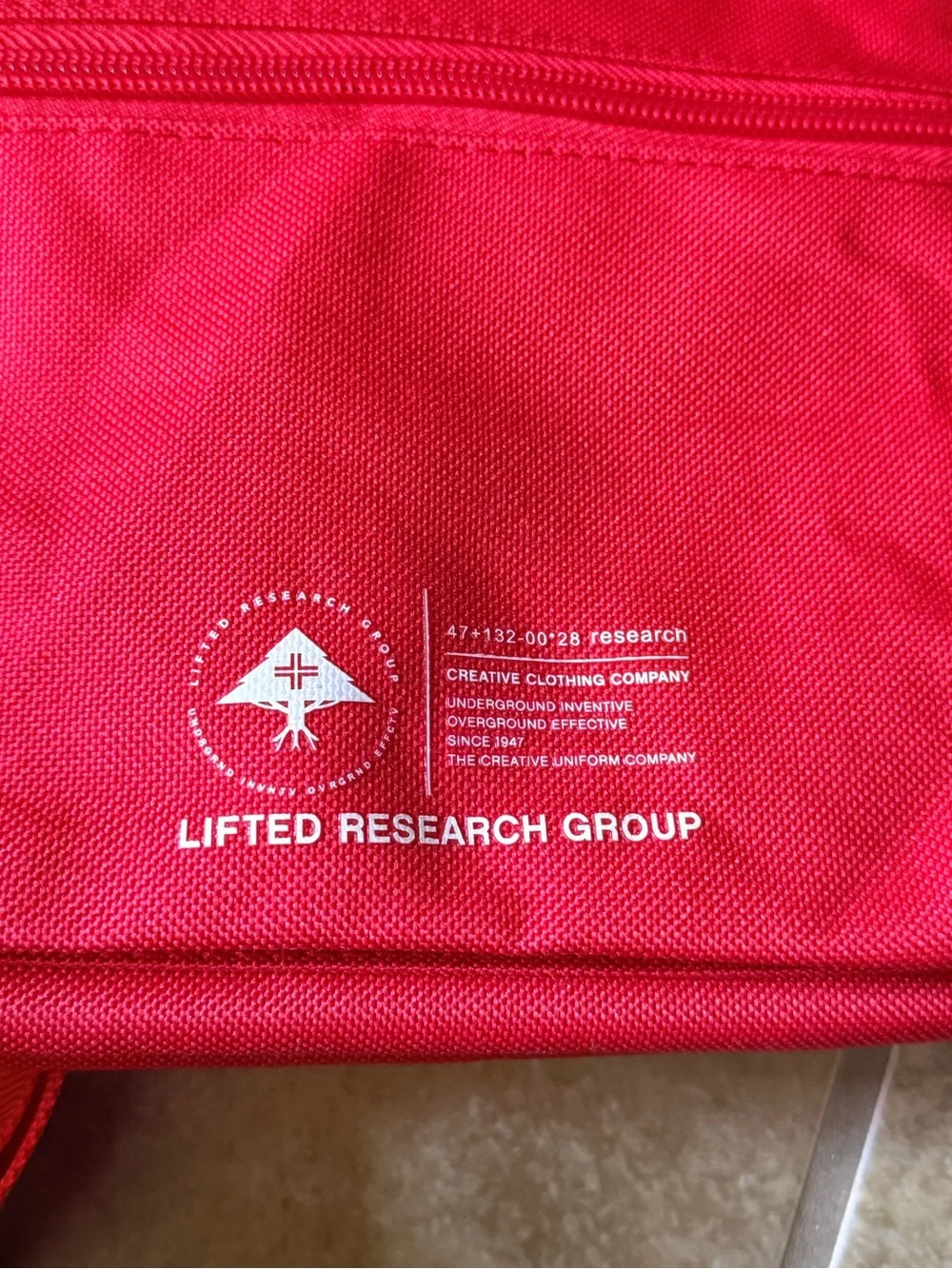 LRG Sling Bag Shoulder Red Strap Lifecycle Crossbody New FAST SHIPPING